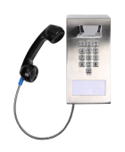 TALK-4033 Прочный телефонный аппарат с антивандальной трубкой и армированным шнуром